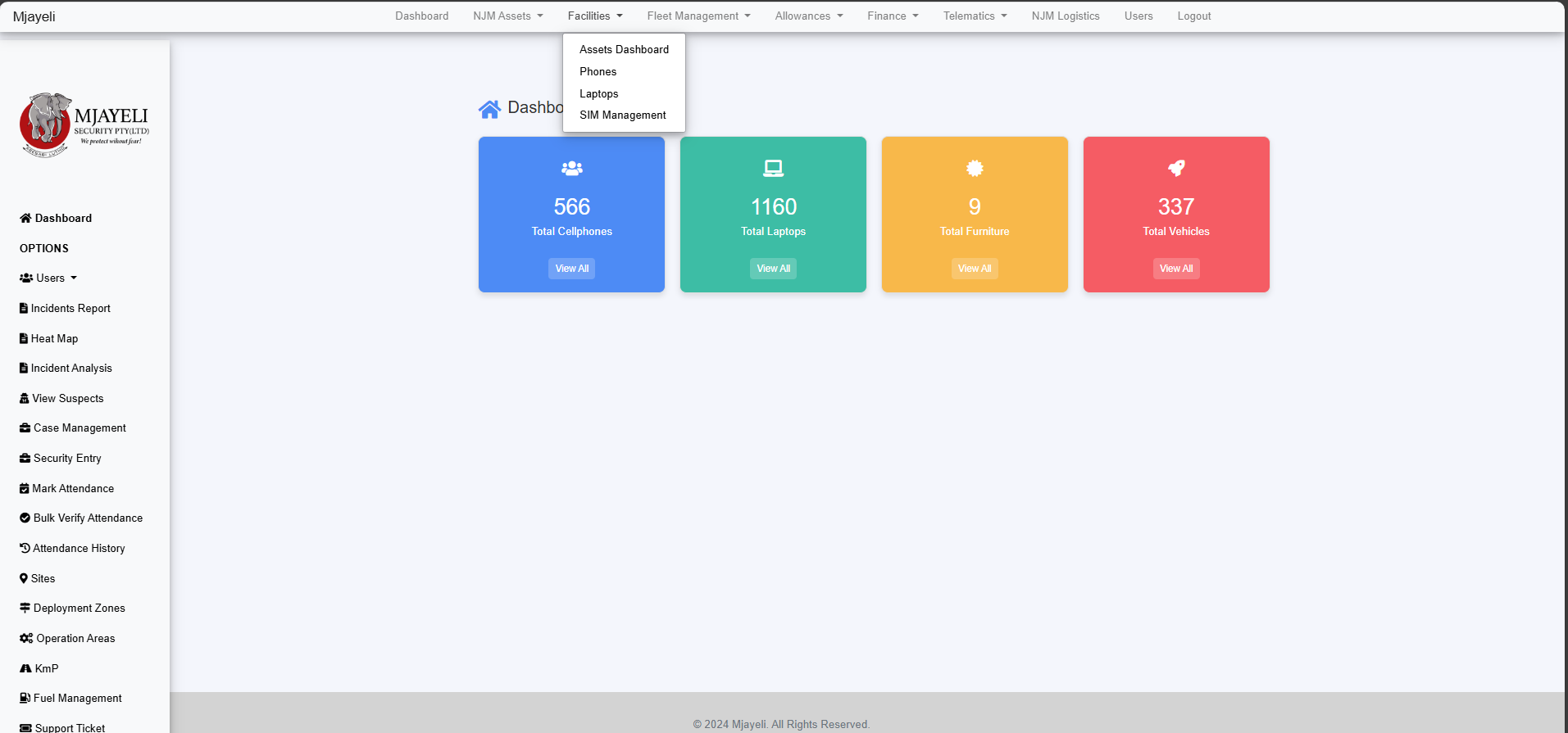 Asset Dashboard